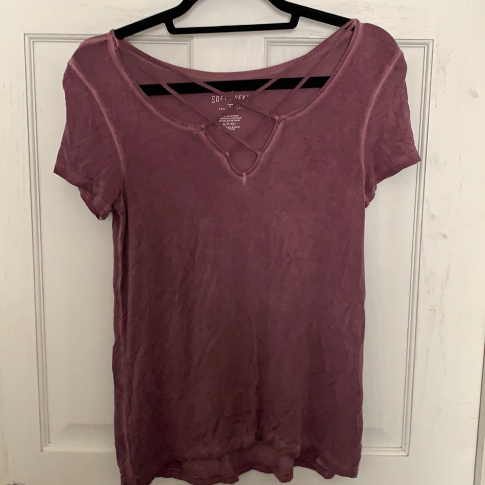 “soft and sexy” american eagle top